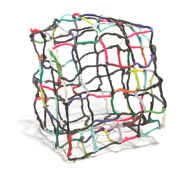 Bonhams Robert Walker (American, born 1942) Untitled (Cube) 7 x 7 1/2