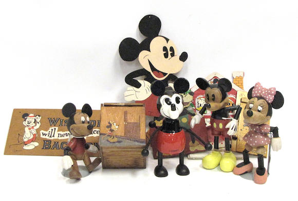 Bonhams : Disney Wood Carvings