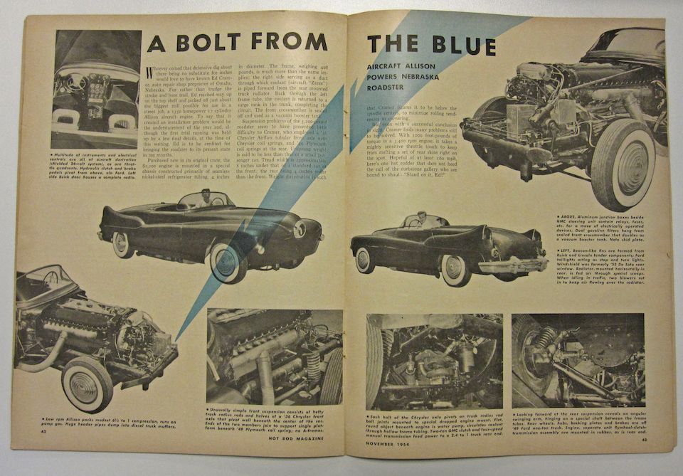 Bonhams 1954 Cramer Comet Chassis no. A070974