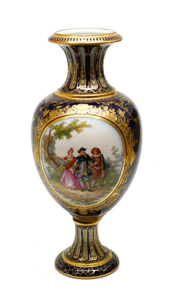 Bonhams : A Dresden porcelain urn Richard Klemm fourth quarter 19th century