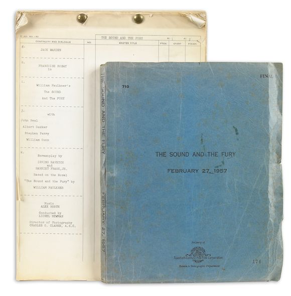 Bonhams : FAULKNER, WILLIAM. 1897-1962. RAVETCH, IRVING, and HARRIET ...