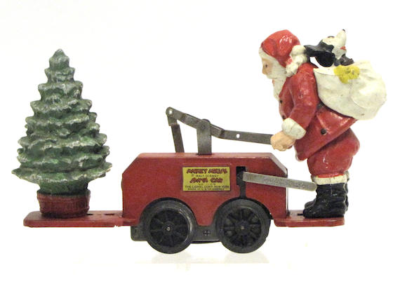 Bonhams : Lionel Mickey Mouse Santa Hand Car