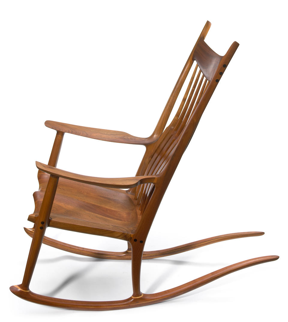 Bonhams Sam Maloof American 1916 2009 Rocking Chair 1986