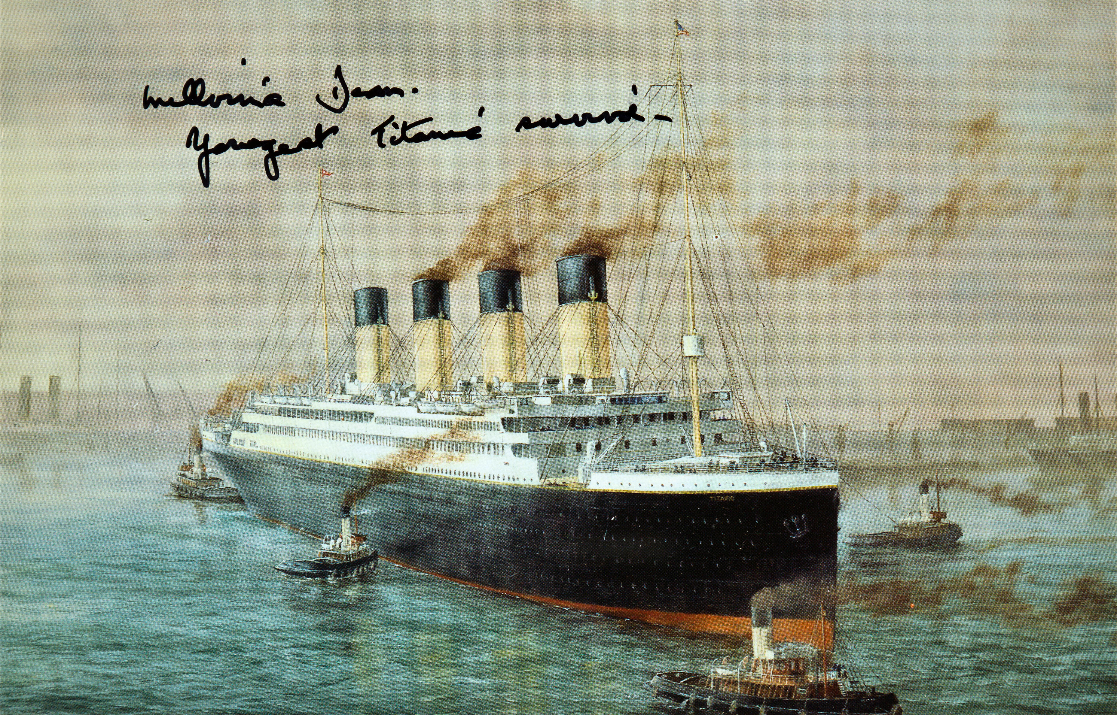 Титаник лайнер 1912