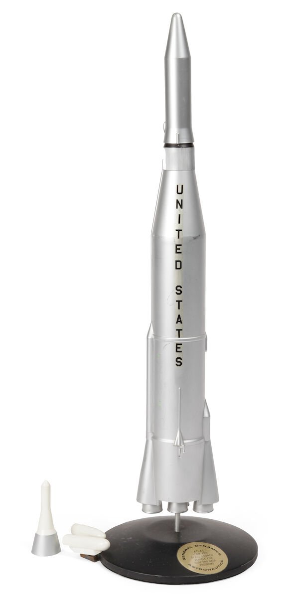 Bonhams ATLAS ROCKET MODEL. Model of the Atlas rocket made by Topping