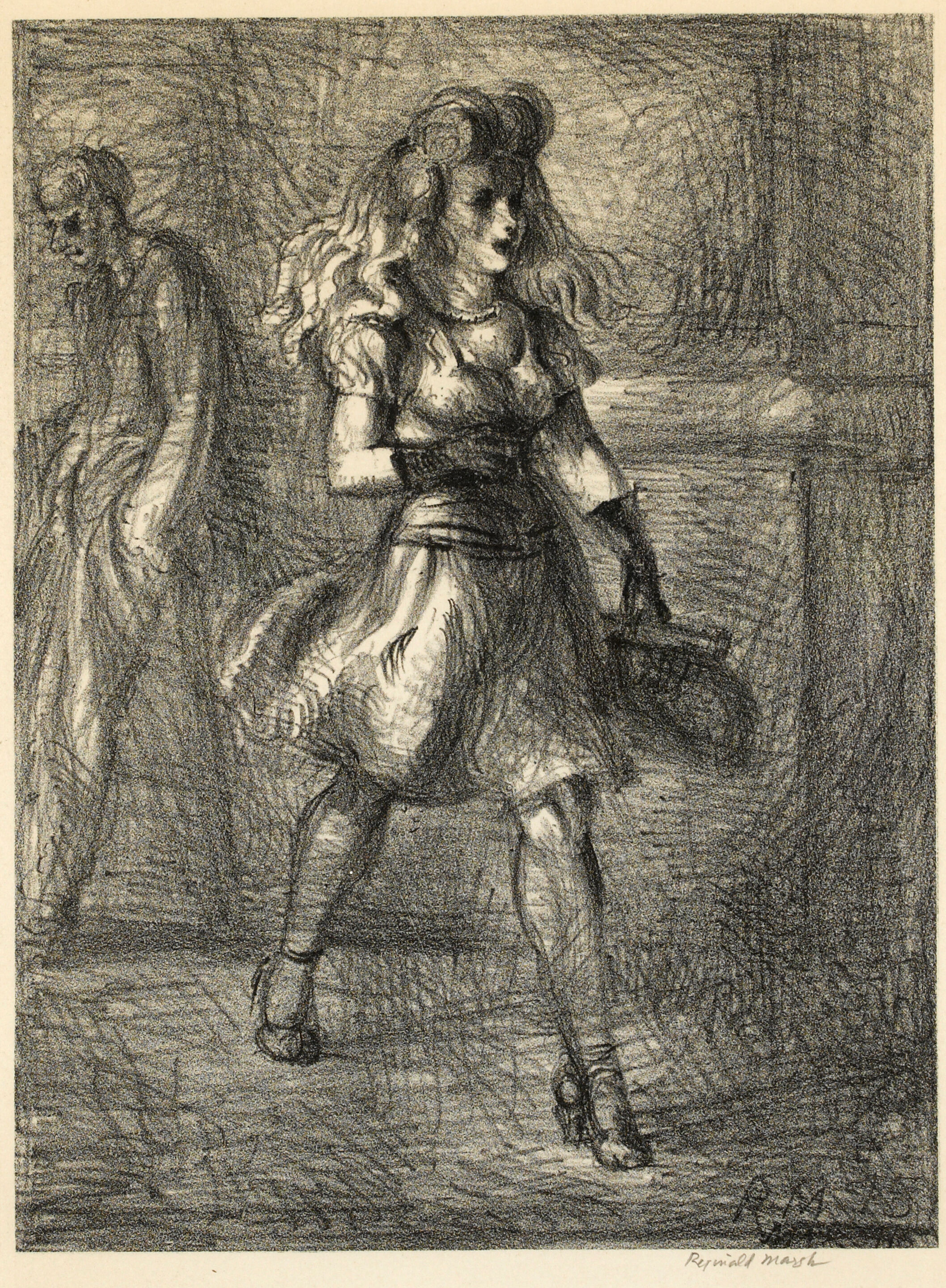 Girl Walking (Elevated)