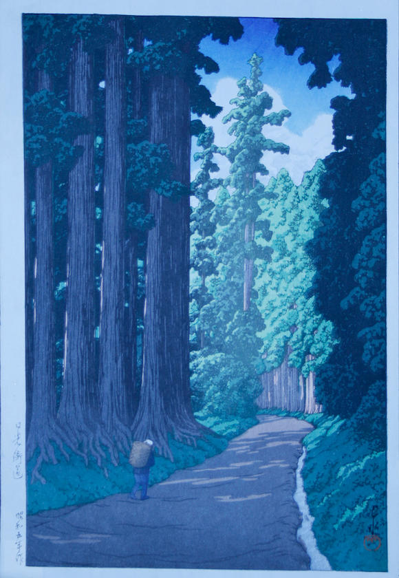 Bonhams : Kawase Hasui (1883-1957) The Road to Nikko