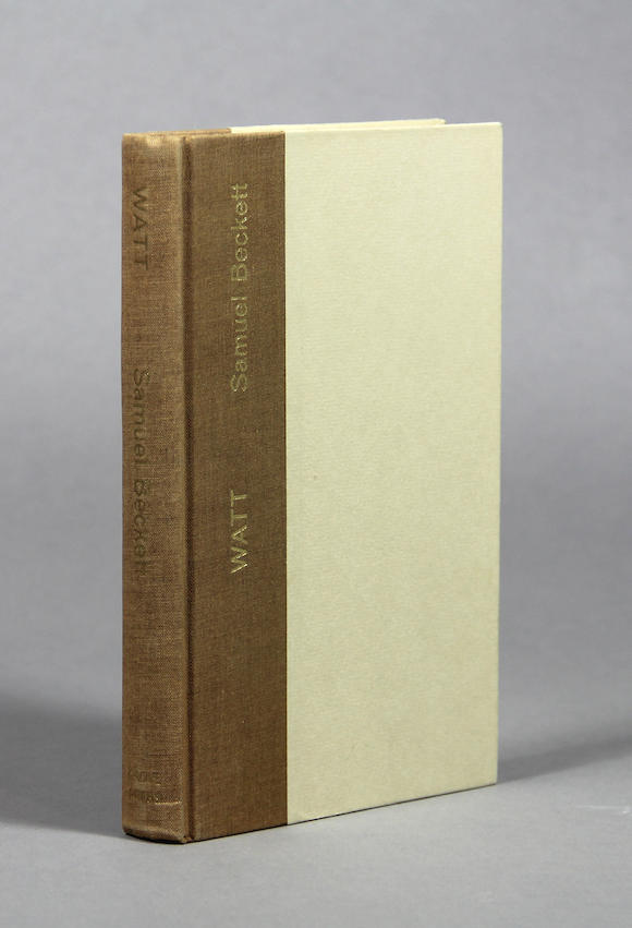 Bonhams : BECKETT, SAMUEL. Watt. New York Grove Press, 1959.