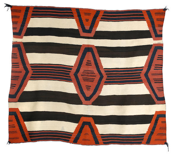 Bonhams : A Navajo late classic chief's blanket