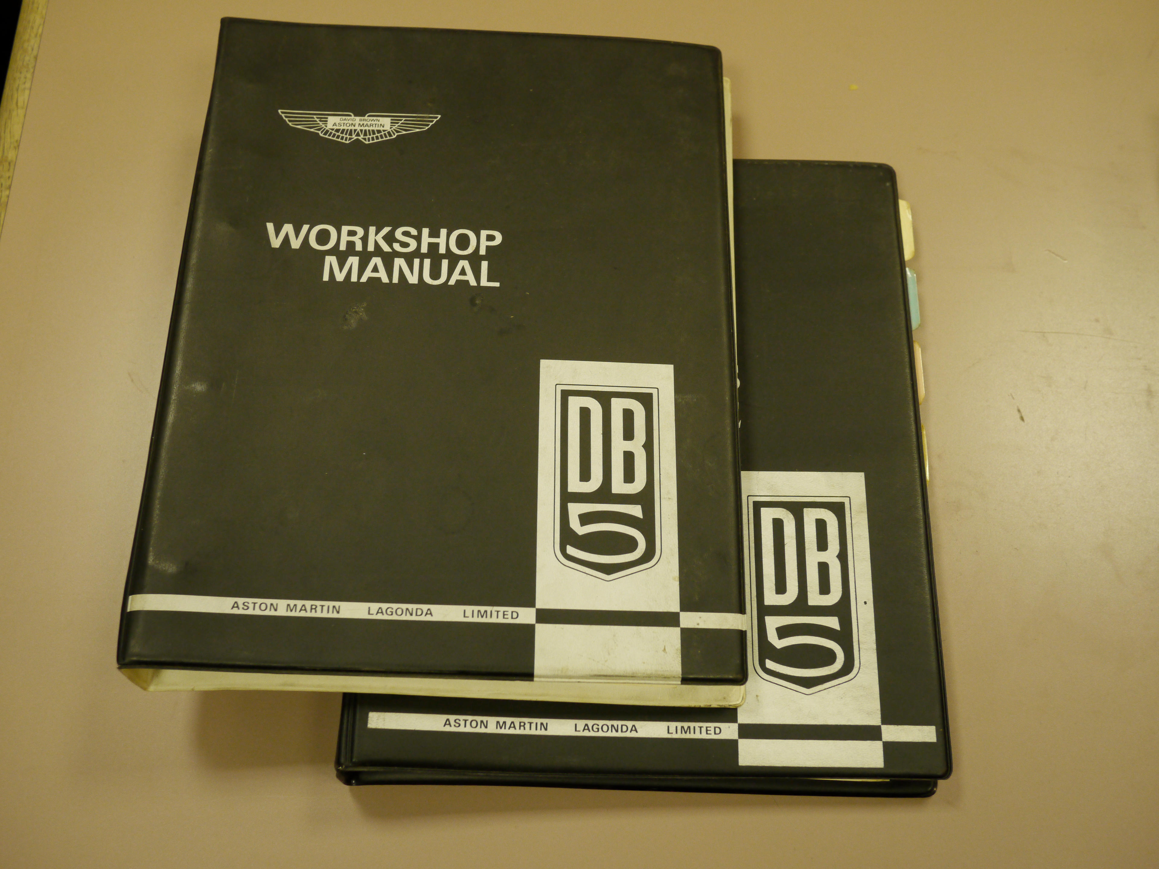 Bonhams Cars : A DB5 Aston Martin workshop manual and parts catalogue,