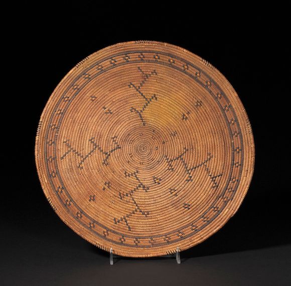 Bonhams A Chumash Polychrome Tray