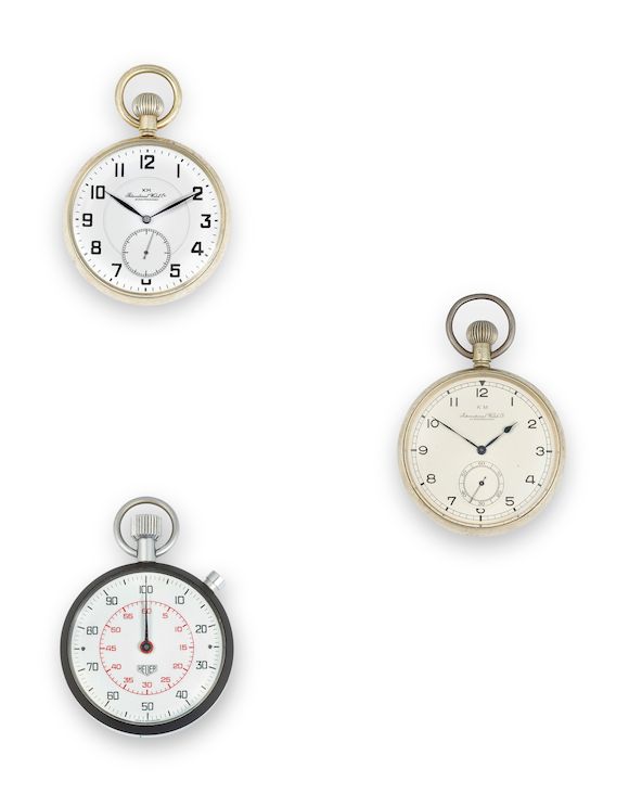 Bonhams : Heuer. An unusual gun metal interval timer calibrated for 1 ...