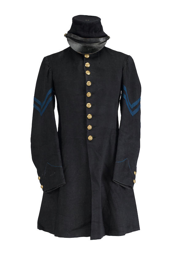 Bonhams : A U.S. Model 1858 forage cap and uniform coat of Corporal ...