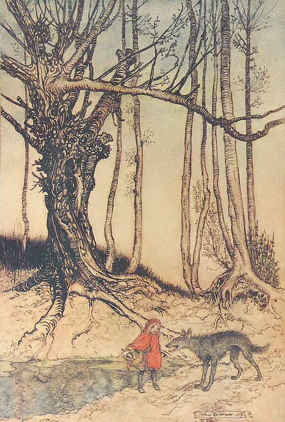 Bonhams : RACKHAM, ARTHUR, illustrator. The Fairy Tales of the Brothers ...