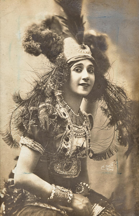 Bonhams : KARSAVINA, TAMARA PLATANOVA. 1885-1978. Autograph postcard ...