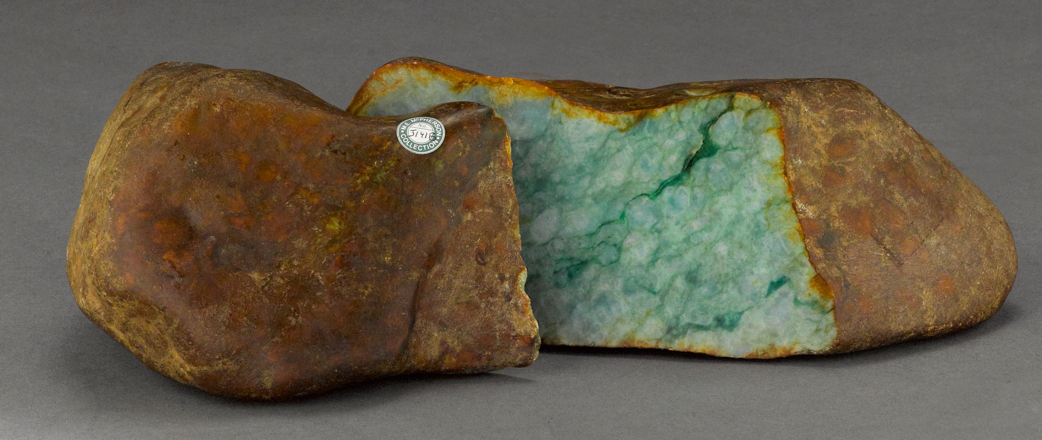 A jadeite boulder