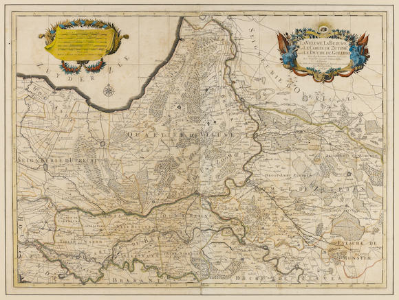 Bonhams : NETHERLANDS MAP SANSON D'ABBEVILLE, NICOLAS. 1600-1667. La ...