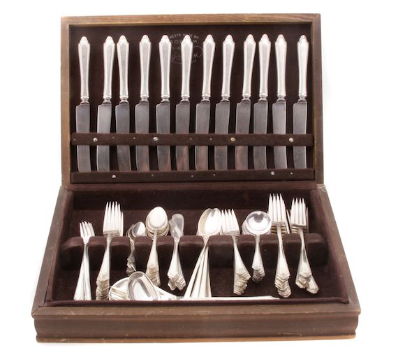 Bonhams : An American sterling silver flatware service for twelve Towle ...