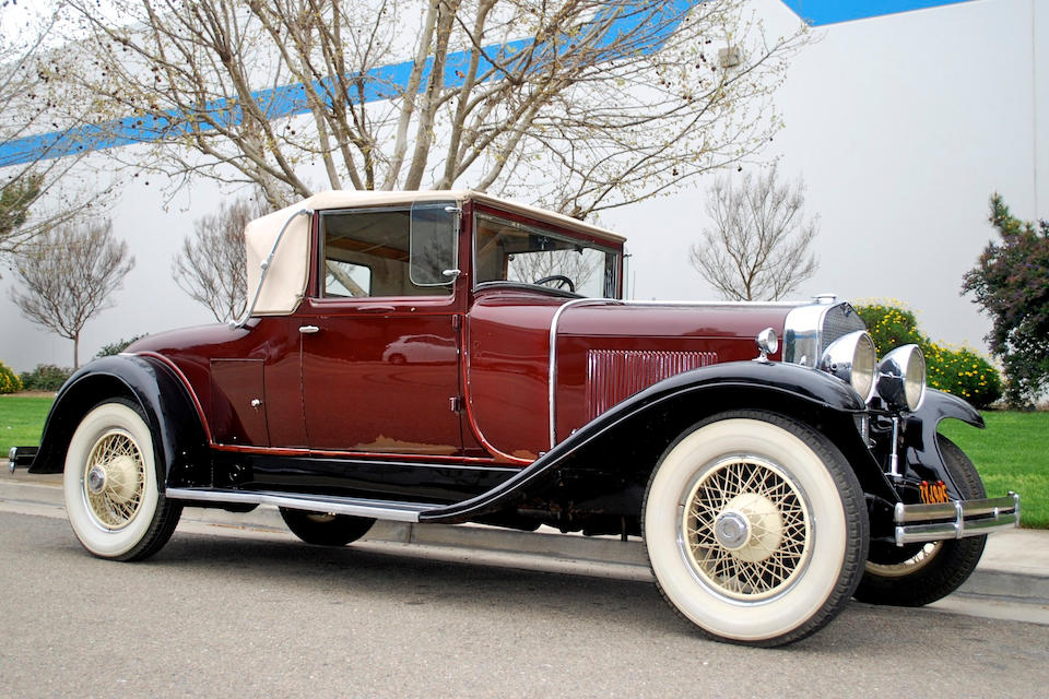 Bonhams : 1929 LaSalle Convertible Coupe Chassis no. 417491