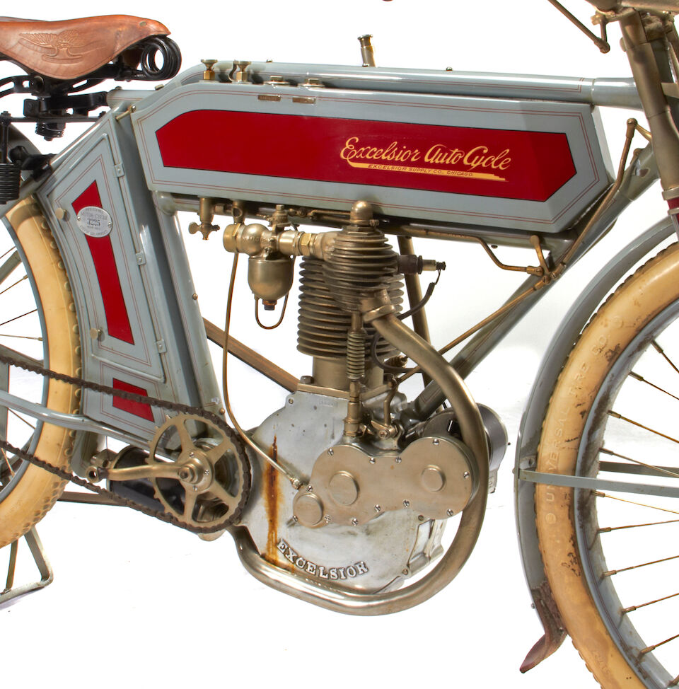 Bonhams 1911 Excelsior AutoCycle Single Engine no. 12999