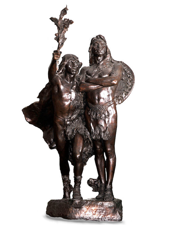 Bonhams : Hermon Atkins MacNeil (American, 1866-1947) Coming of the ...