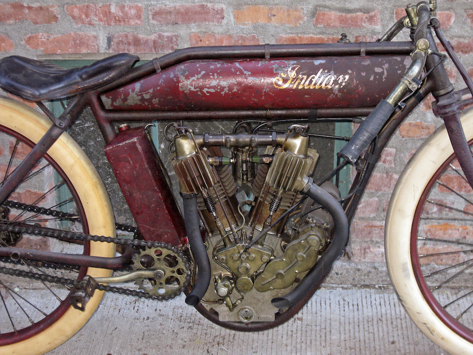 Bonhams : First Indian Motorcycle Built In 1912,1912 Indian 61ci Board 