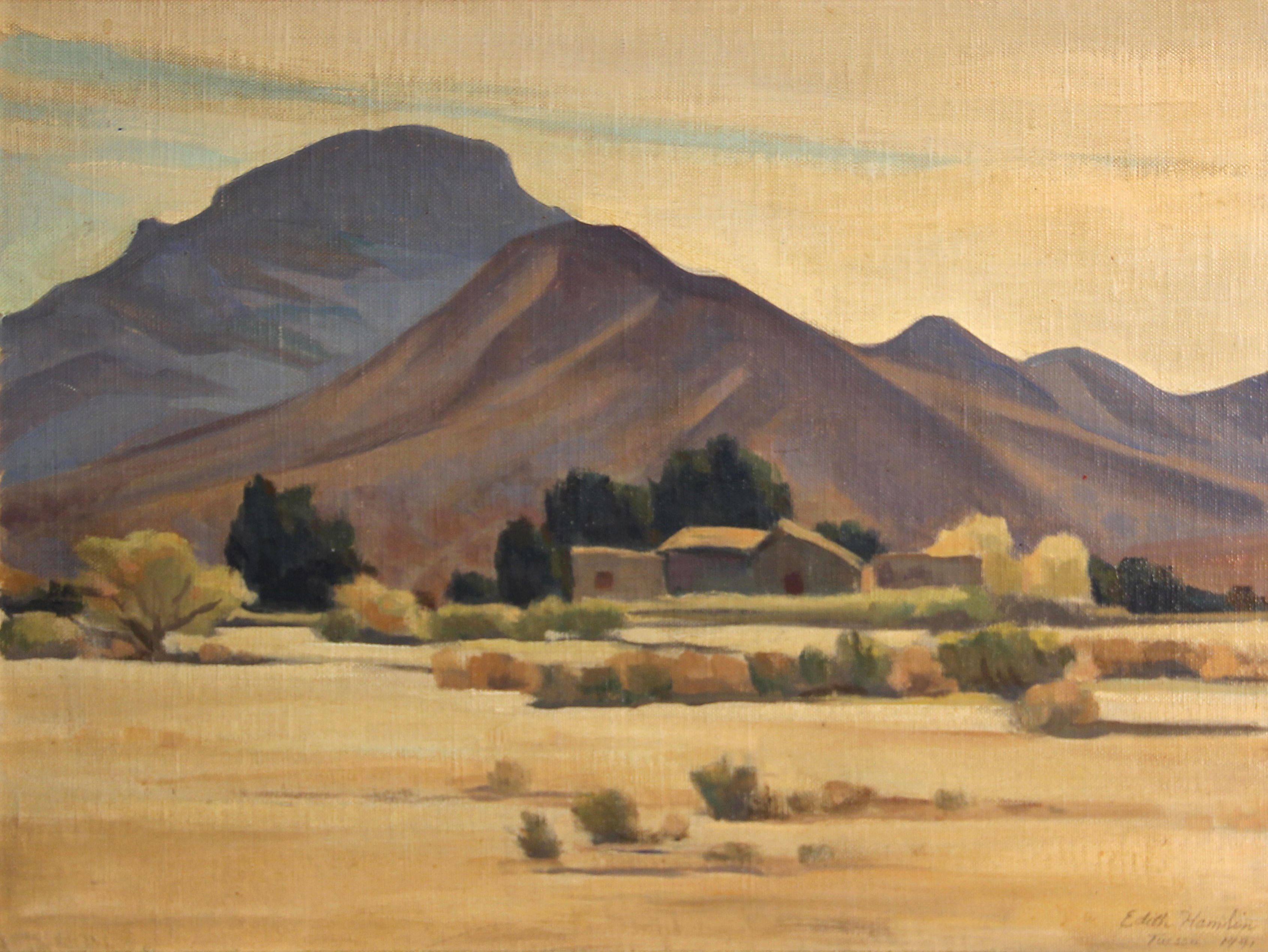 Bonhams : Edith Anne Hamlin (American, 1902-1992) Picacho Preieto, 1941 ...