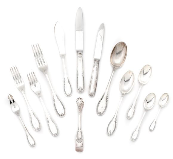 Bonhams An Italian 800 standard silver flatware service for twelve by Ricci & C. S.p.A