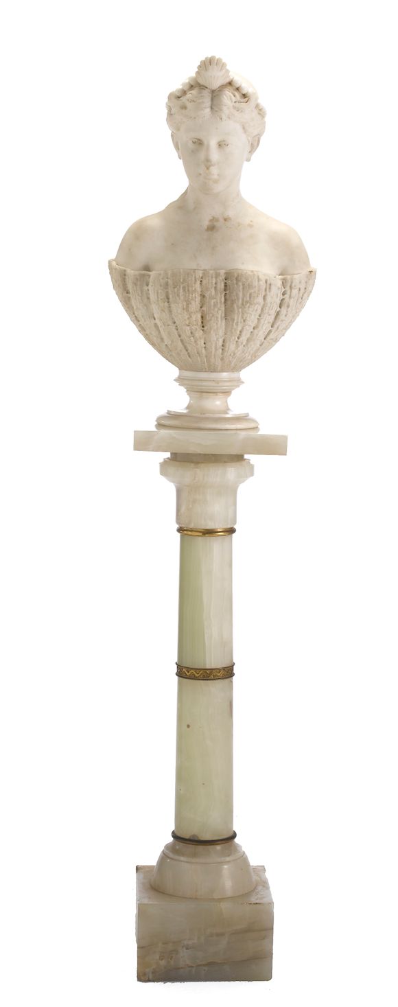 Bonhams A marble allegorical bust of Venezia Larkin Goldsmith Mead