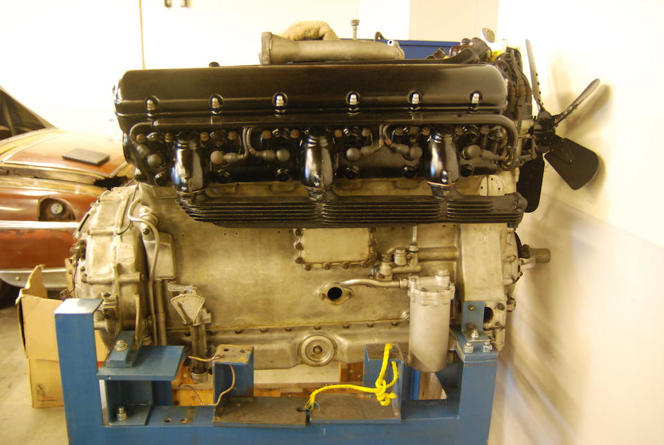 Bonhams : A complete Rolls-Royce Phantom III engine and transmission,