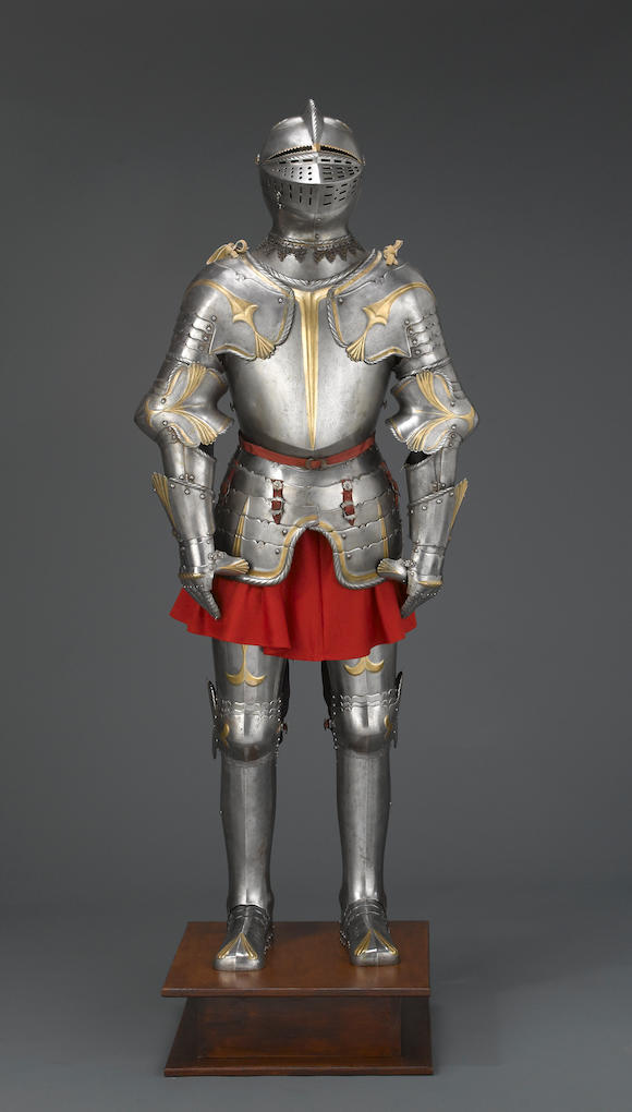 Bonhams : A fine 19th century full suit of armor in early 16th century ...