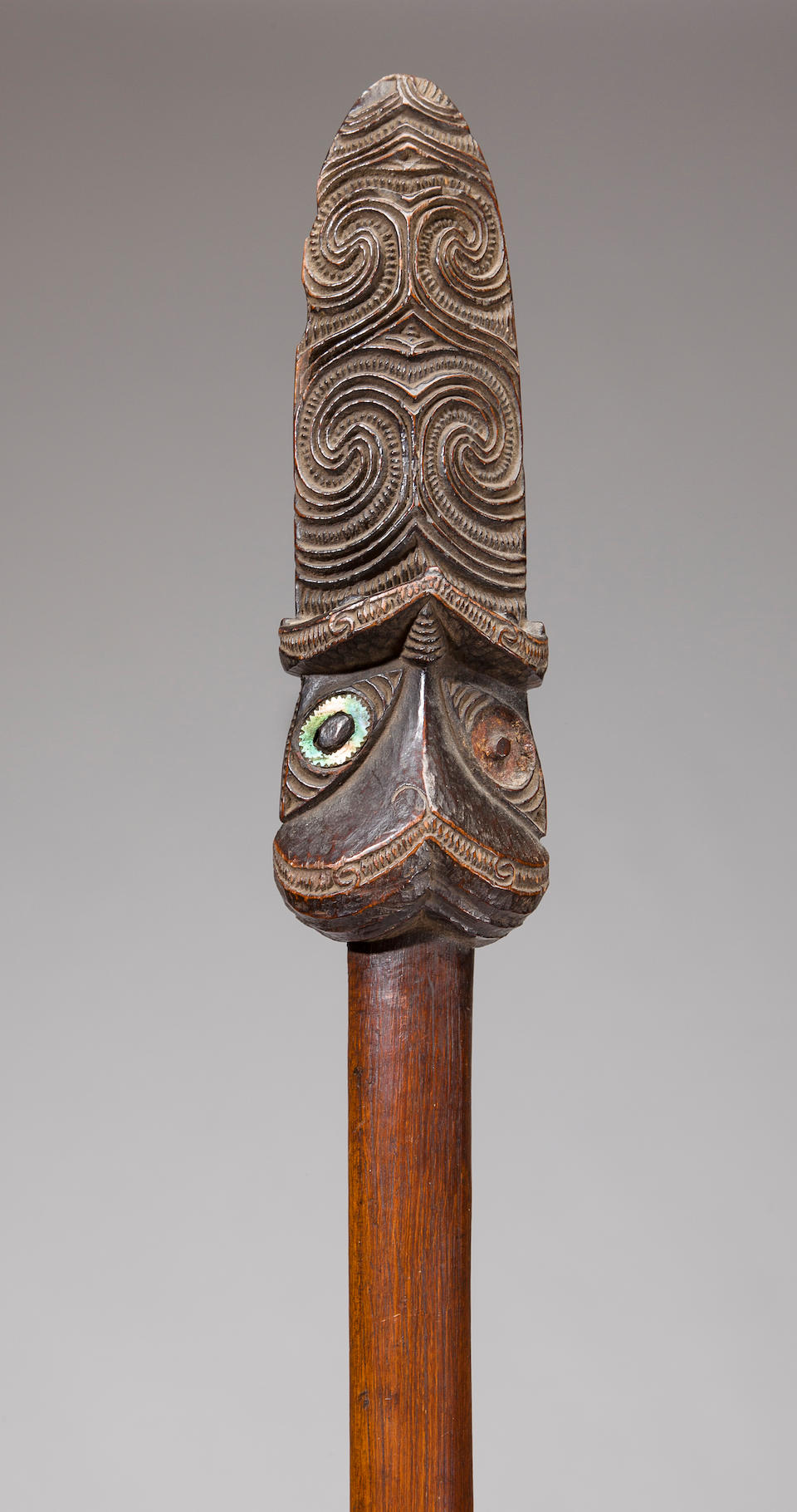 Bonhams : Maori Fighting Staff, New Zealand