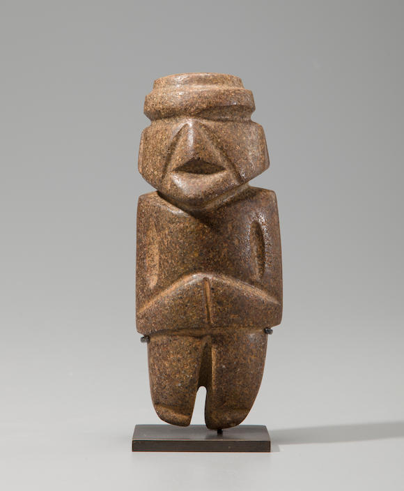 Bonhams : Mezcala Figure, Late Preclassic, ca. 300 - 100 B.C.