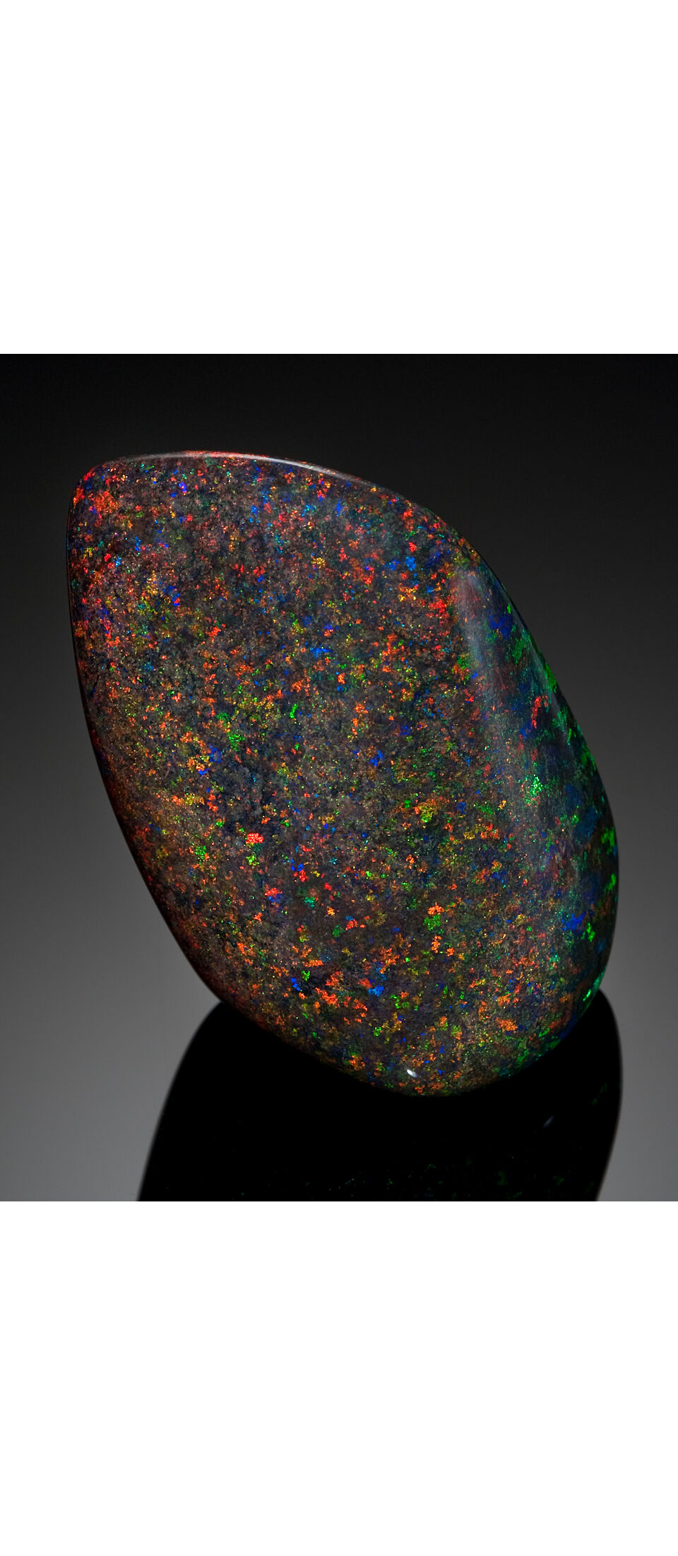 Bonhams Very Fine Black Matrix Opal Specimen