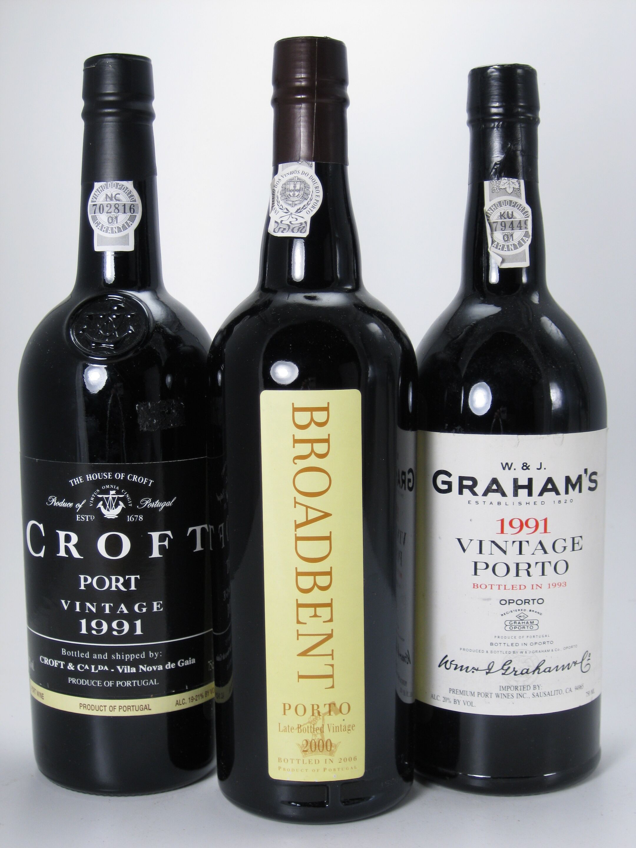 Bonhams Broadbent Vintage Port 2000 (1) Croft Vintage Port 1991 (1