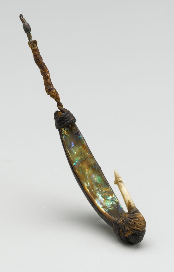 Bonhams Maori Lure Hook, New Zealand