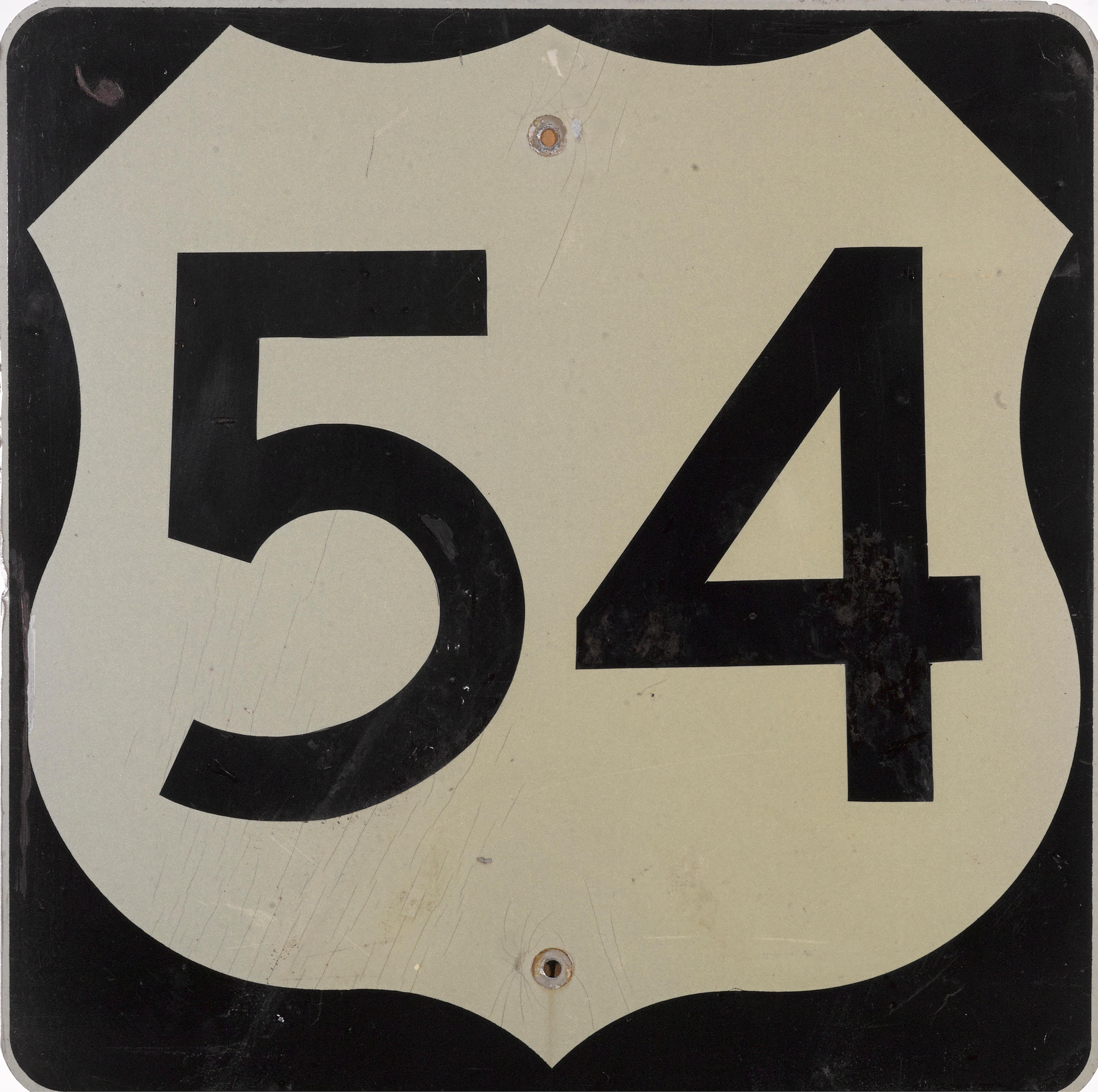 A vintage US Virginia Highway 54 sign,