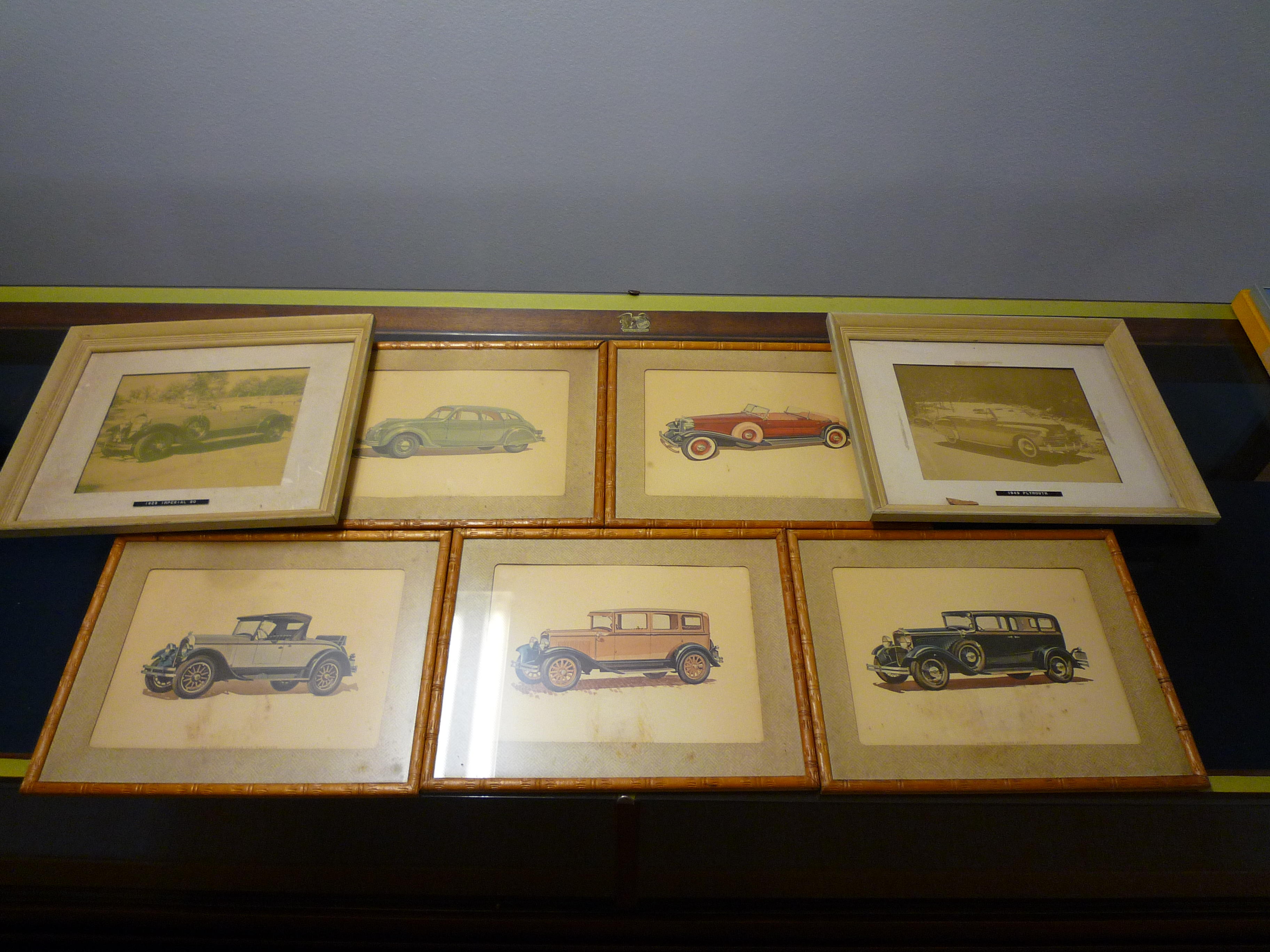 An ensamble of vintage Chrysler dealer prints,