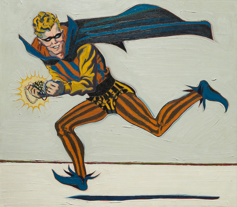 Mel Ramos (American, born 1935) The Trickster, 1962 44 x 50 in. (111.7 x 127cm)