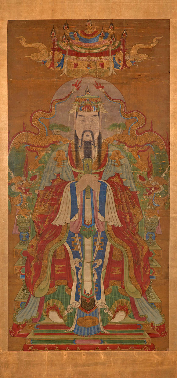 Bonhams : Anonymous (19th century) A Daoist Celestial, possibly the ...