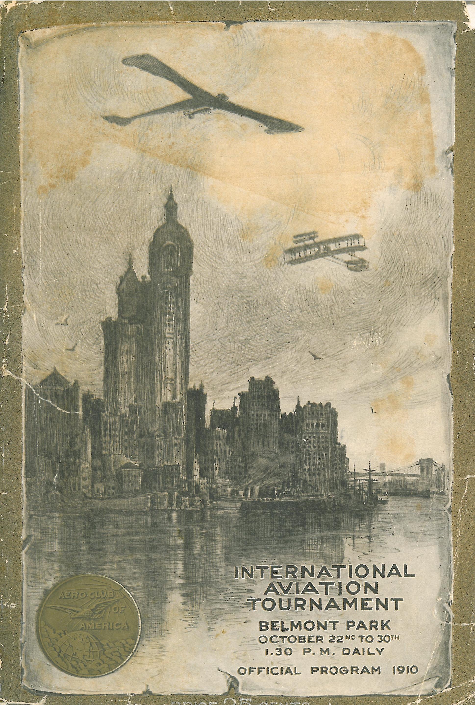 BELMONT PARK AIR MEET, NEW YORK, 1910.
