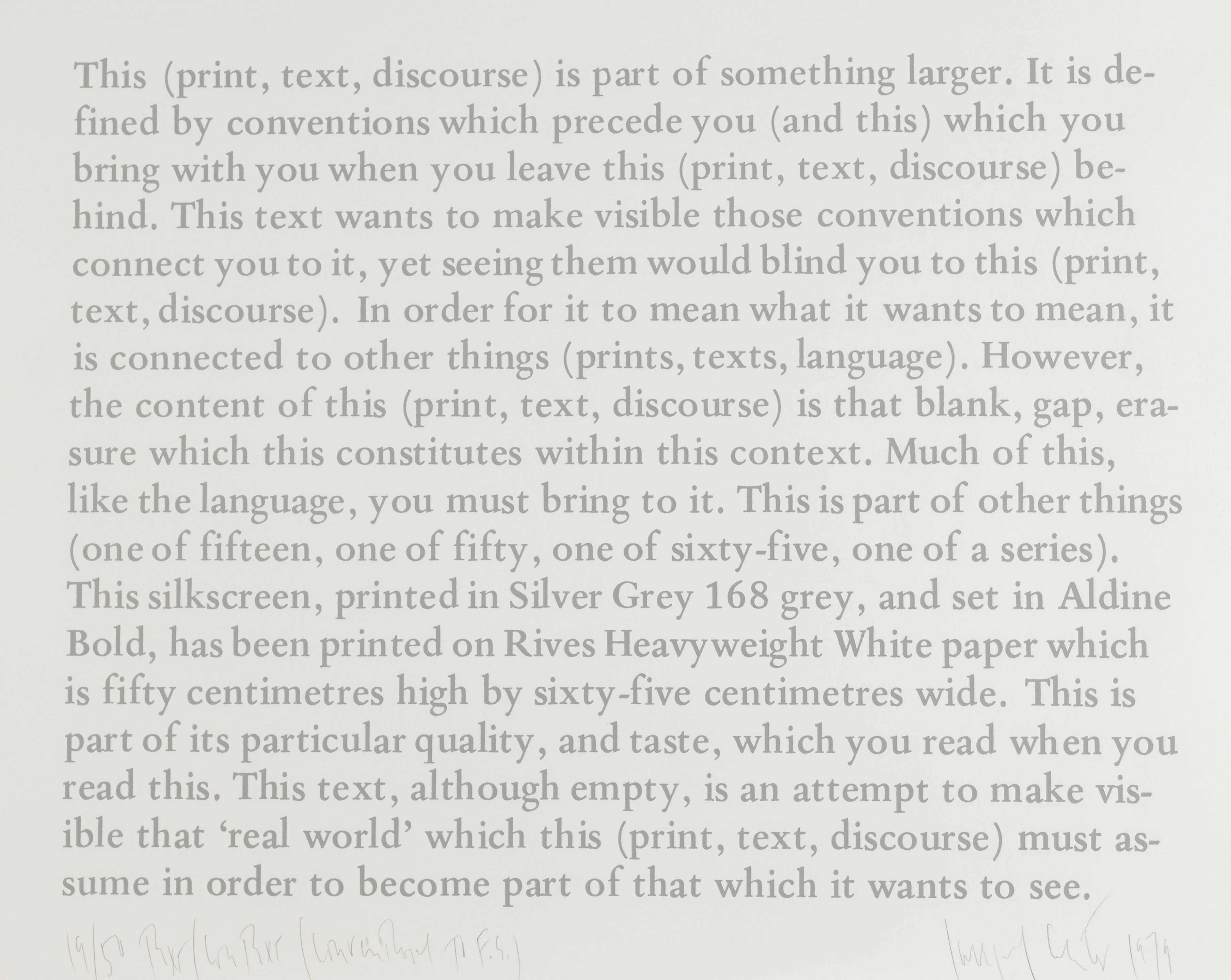 Text, Context, Convention