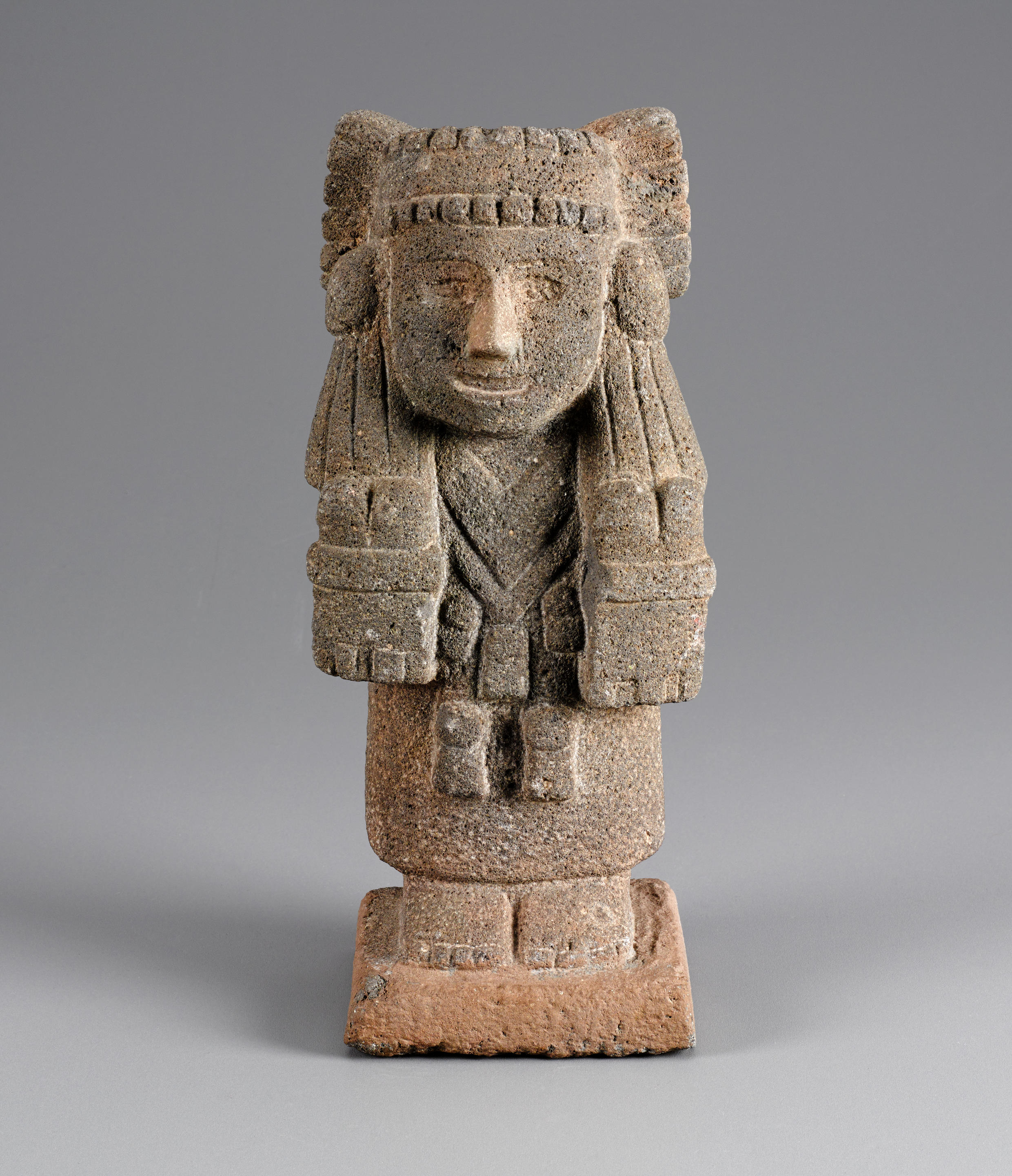 Aztec Stone Goddess with the Tasseled Headdress, known as ...