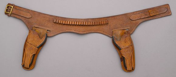Bonhams : A custom leather holster rig by S.D. Myers, El Paso, Texas ...