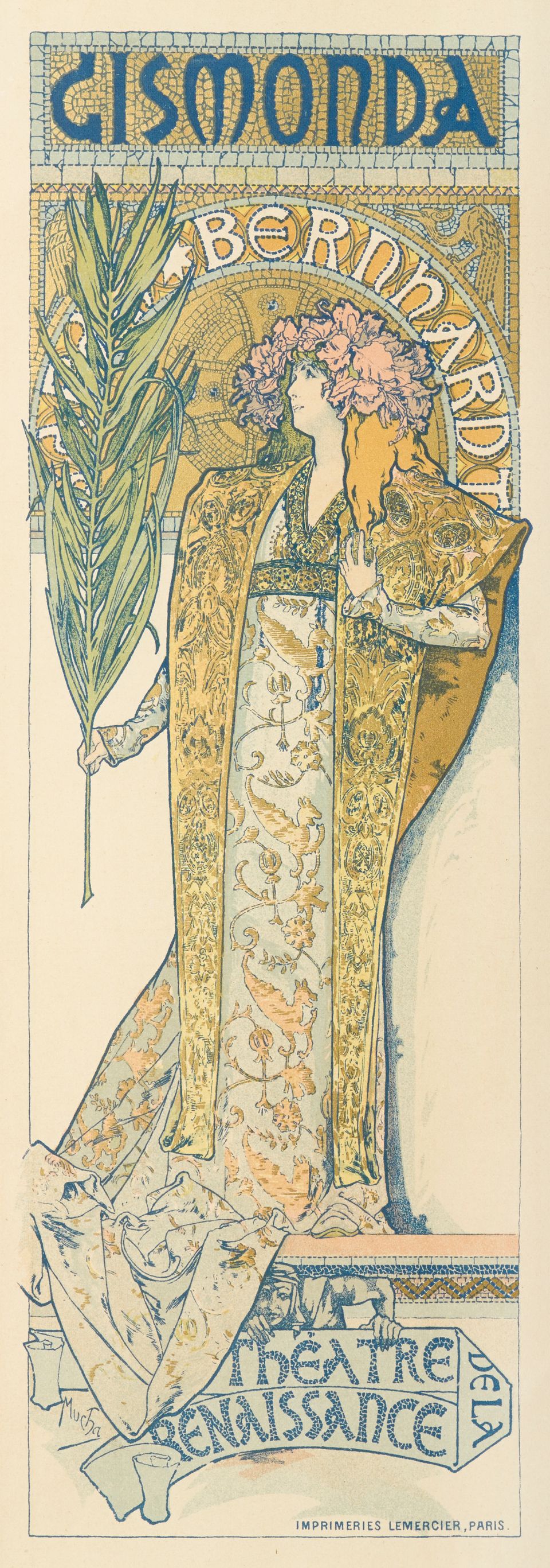 Bonhams Alphonse Mucha Czechoslovakian 1860 1939 La Dame Aux Camelias Gismonda La Samaritaine And Lorenzaccio From Les Maitres De L Afiche Circa 1897