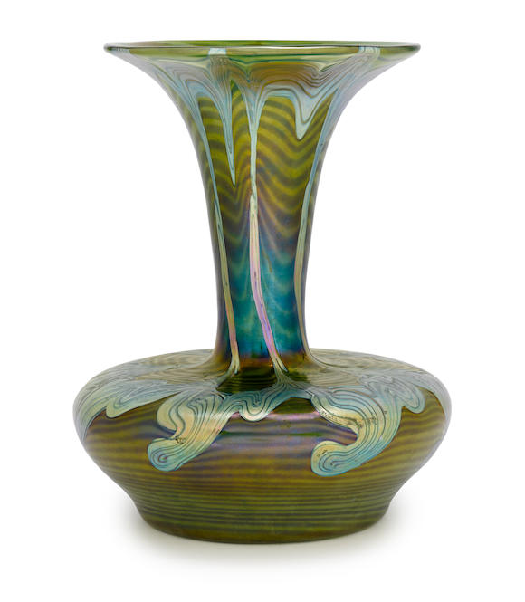 Bonhams A Loetz Decorated Iridescent Glass Vase Circa 1900 1212