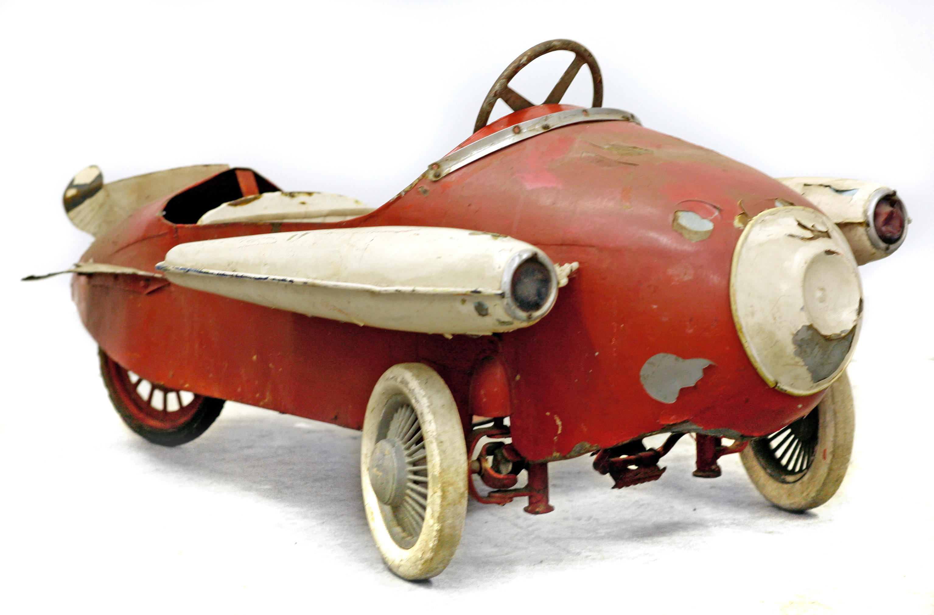 Bonhams Cars : A vintage child's rocket pedal car, c.1930s,