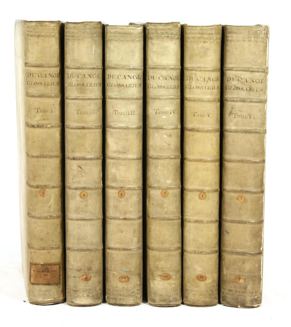 Bonhams DU CANGE, CHARLES DU FRESNE, SIEUR. 161088.