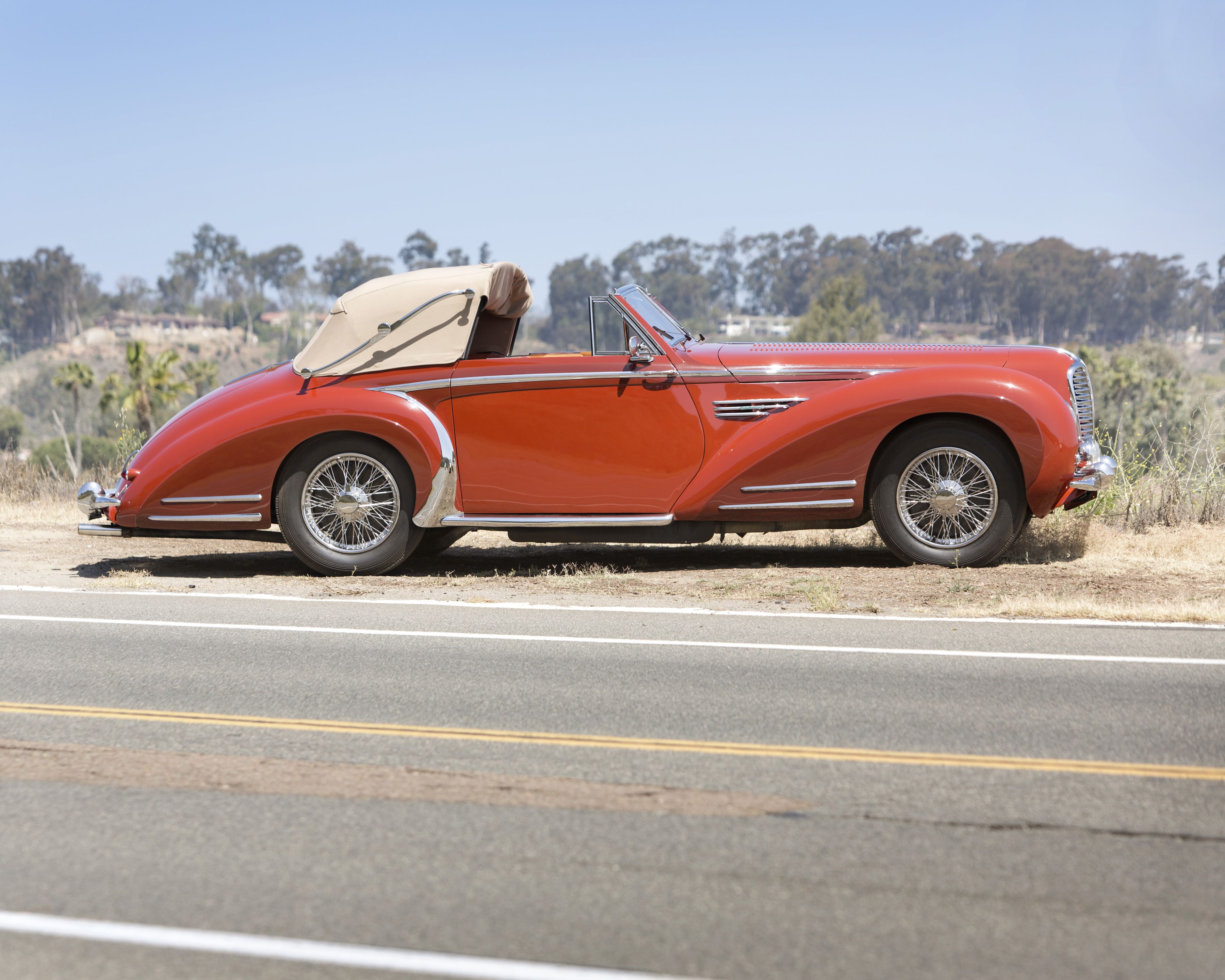 Delahaye 175S 1949 Cabriolet Chapron – Modèle Résine 1/43 Par ILARIO (CHROMES 072)