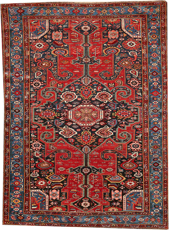 Bonhams A Malayer Rug Central Persia Size Approximately 4ft 11in X 6ft 9in